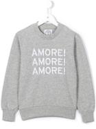 10x10 An Italian Theory Kids Amore Print Sweatshirt