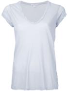 James Perse V-neck T-shirt - Blue