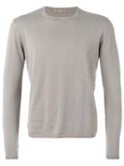Cruciani - Knitted Sweater - Men - Cotton - 50, Grey, Cotton