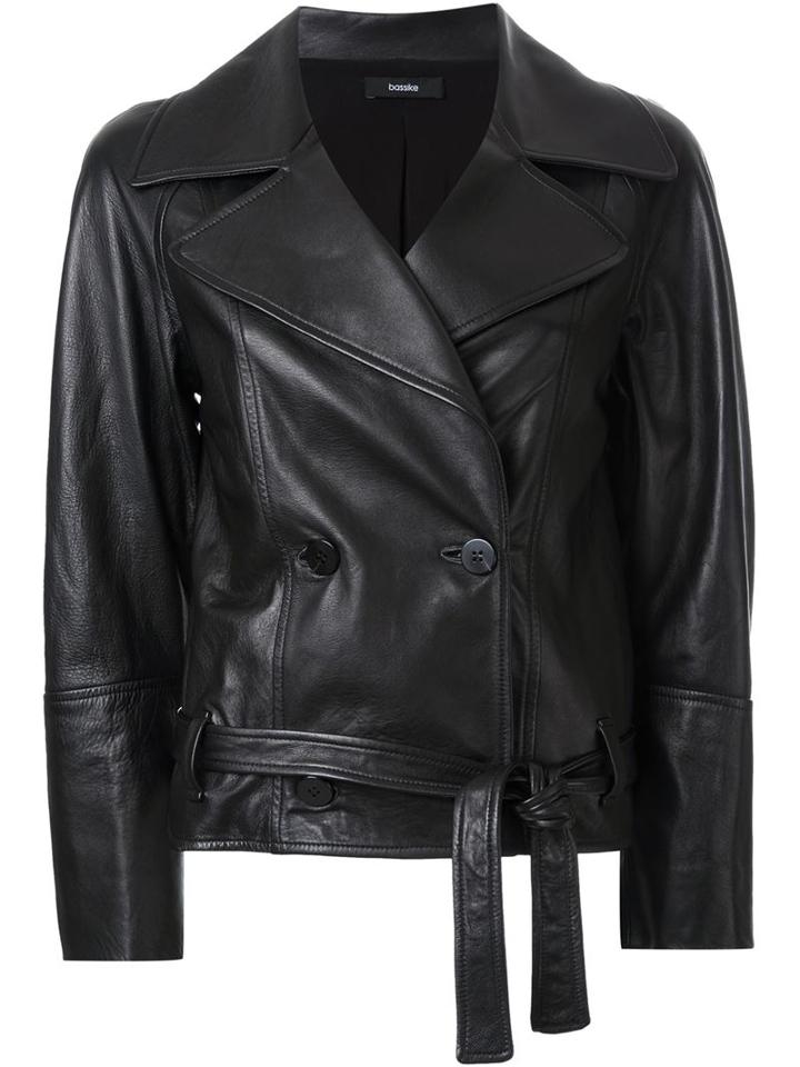 Bassike Wide Lapel Cropped Jacket