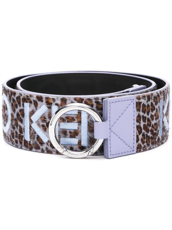 Kenzo Leopard Reversible Shouder Strap - Blue