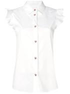 Love Moschino Ruffle Trimmed Shirt - White