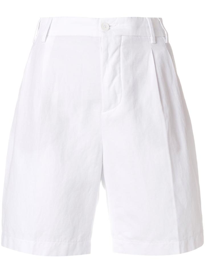 Aspesi High-waist Shorts - White