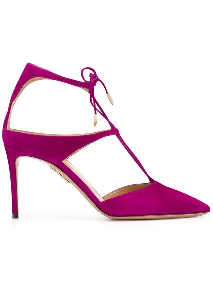Aquazzura Manhattan 85 Pumps - Pink