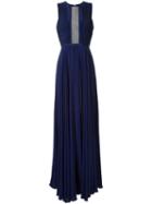 Alex Perry 'annalise' Gown, Women's, Size: 10, Blue, Silk/cotton/polyester
