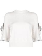 See By Chloé Ruffled Jumper - Nude & Neutrals