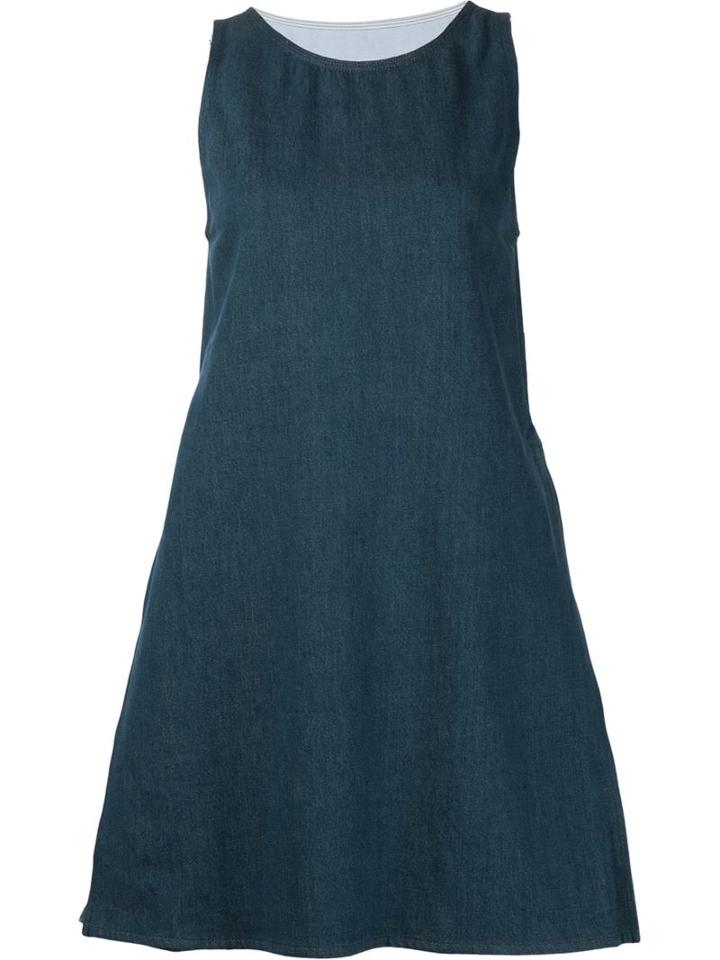 Mm6 Maison Margiela Two-tone Denim Dress