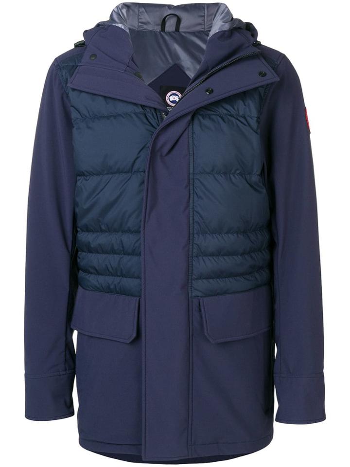 Canada Goose Zipped Padded Coat - Blue
