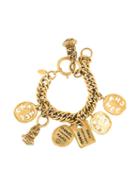 Chanel Vintage Charm Bracelet, Metallic