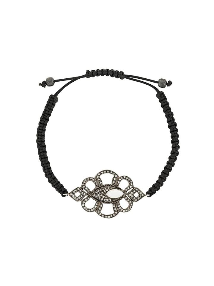Gemco Diamond Charm Bracelet - Black