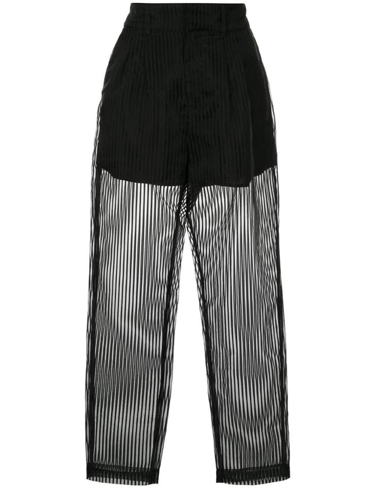 Alice Mccall Shine Cropped Trousers - Black