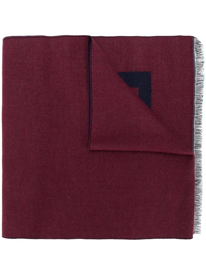Givenchy Logo Print Scarf - Pink & Purple