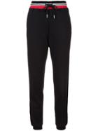 John Elliott Striped Drawstring Jogging Trousers - Black