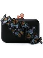 Sophia Webster Vivi Butterfly Clutch Bag - Black