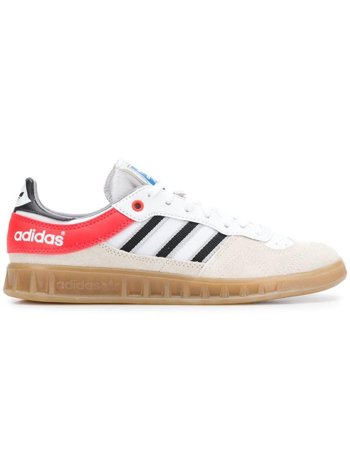 Adidas Adidas Aq0905 White/black/red Leather/fur/exotic Skins->leather