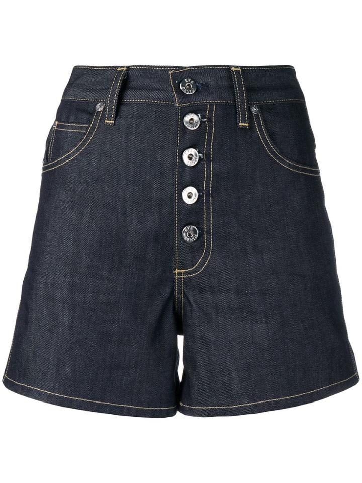 Eve Denim Leo Shorts - Blue