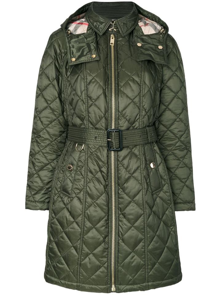 Burberry Trench Trapuntato Baughton Jacket - Green