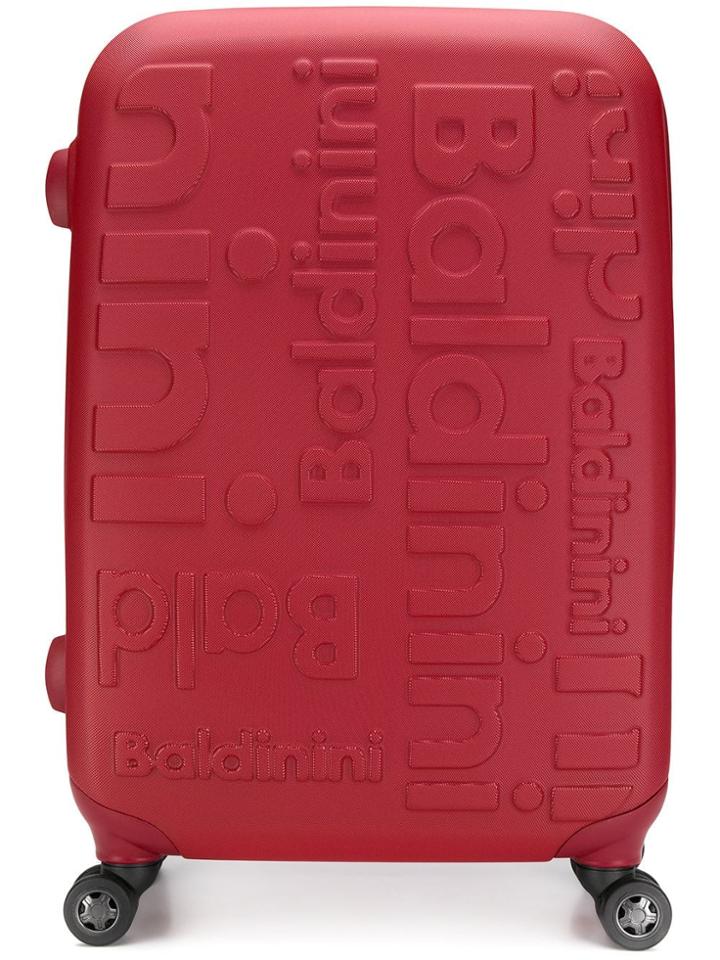 Baldinini Logo Suitcase - Red