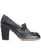 Sartori Gold Fringed Pumps - Blue