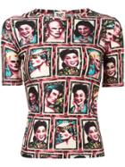 Jean Paul Gaultier Vintage Multi Face Print T-shirt - Multicolour