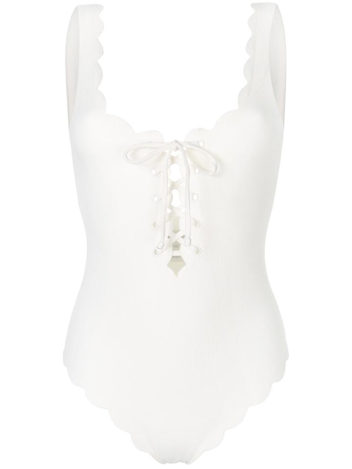 Marysia Palm Springs Swimsuit - White