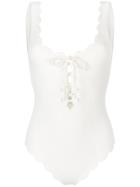 Marysia Palm Springs Swimsuit - White