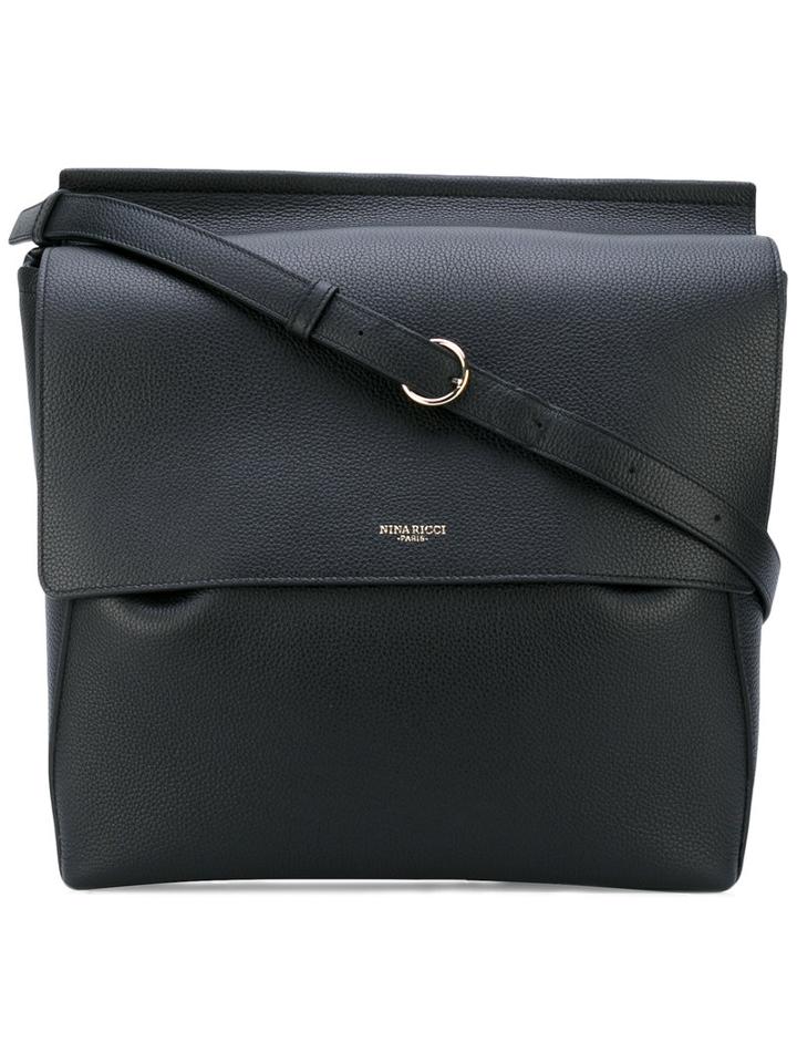 Nina Ricci - Flap Shoulder Bag - Women - Calf Leather/leather - One Size, Black, Calf Leather/leather