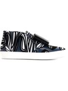 Pierre Hardy Bow Detail Printed Sneakers