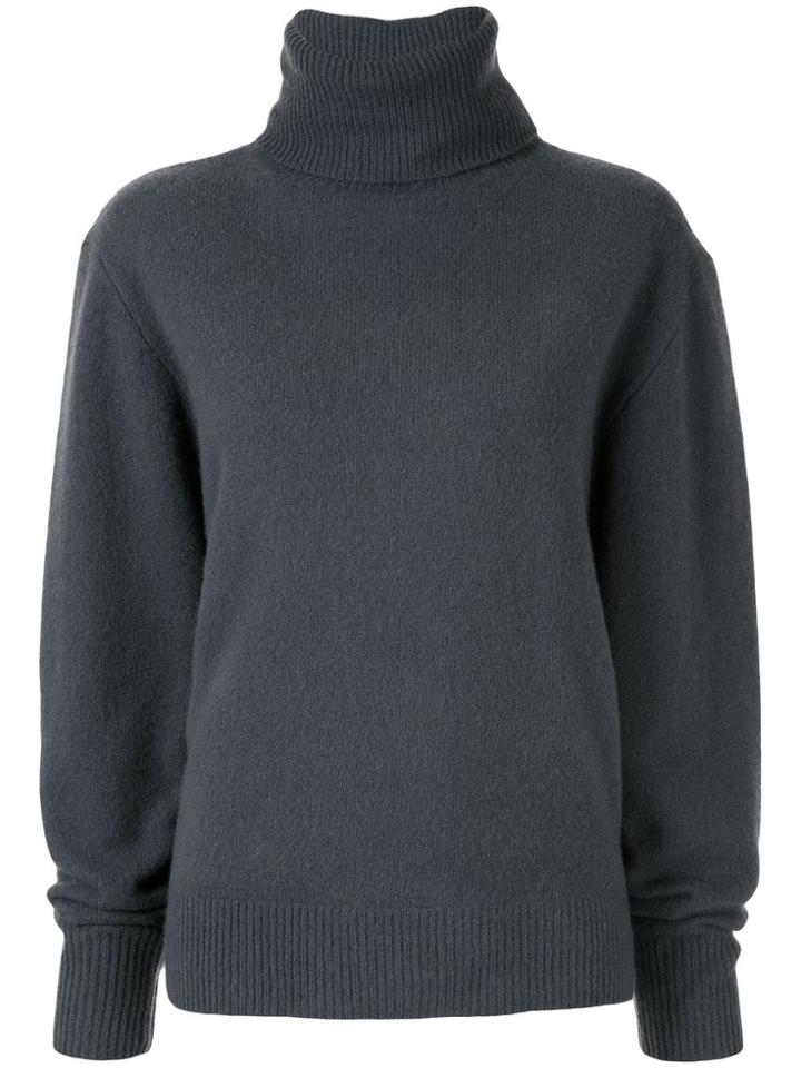 G.v.g.v. Roll Neck Jumper - Grey