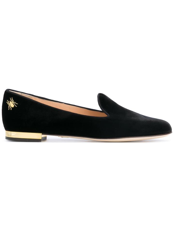 Charlotte Olympia Classic Slippers - Black