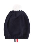 Thom Browne Kids Classic Beanie, Boy's, Blue