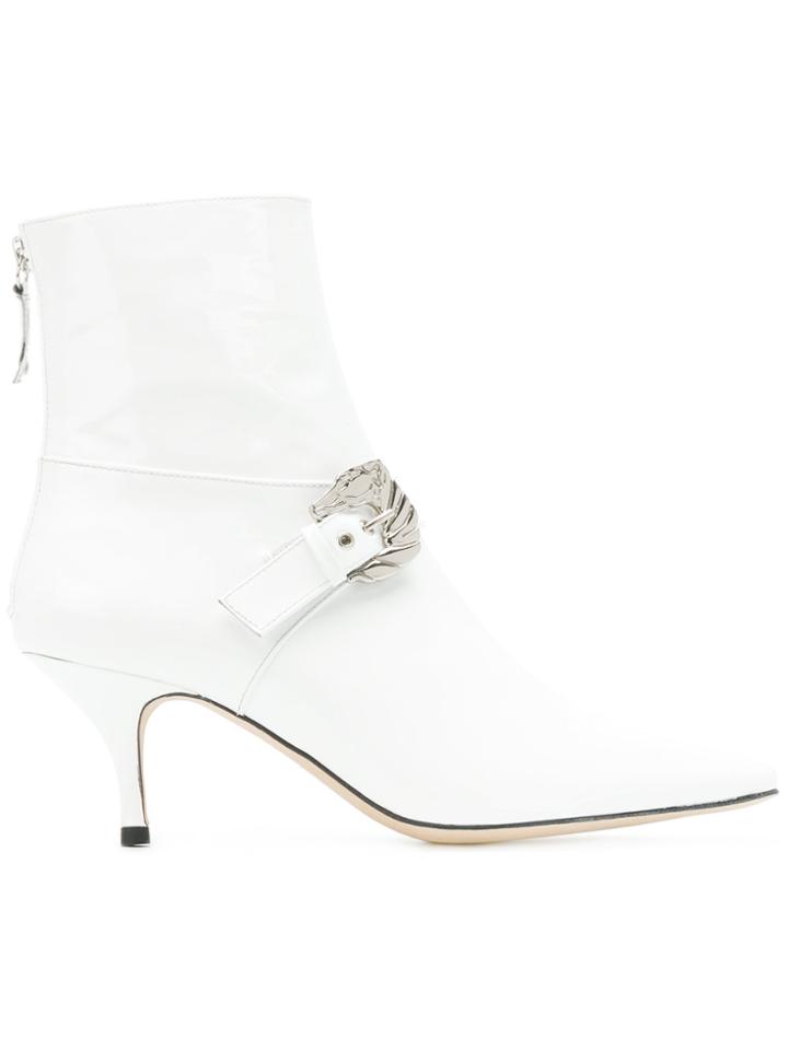 Dorateymur Buckled Ankle Boots - White