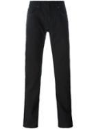 7 For All Mankind Slim-fit Jeans, Men's, Size: 32, Black, Cotton/polyester/spandex/elastane