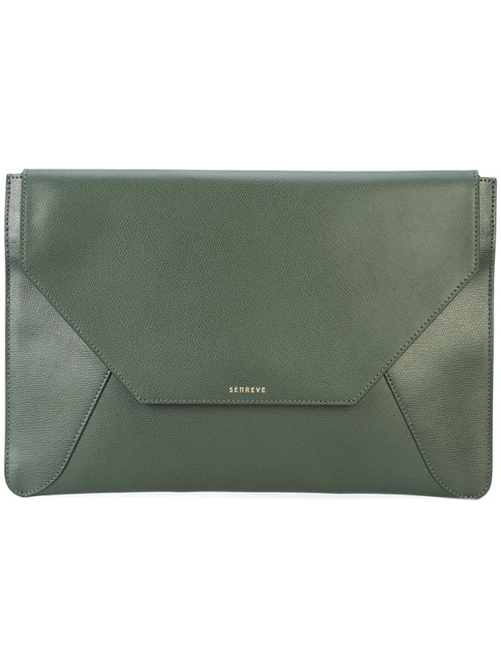 Senreve Envelope Clutch - Green