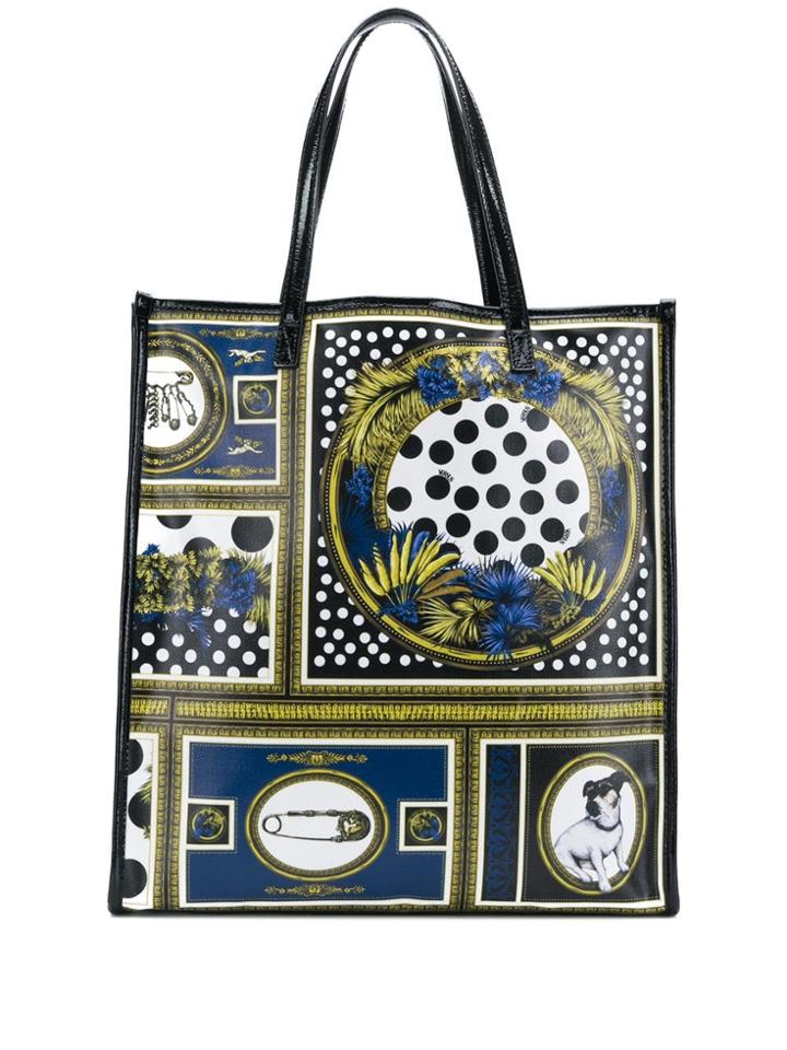 Versus Printed Shopper - Black
