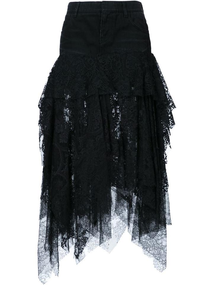 Faith Connexion Tiered Lace Skirt