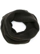 Isabel Benenato Neck Warmer Scarf, Men's, Brown, Nylon/spandex/elastane/yak/merino