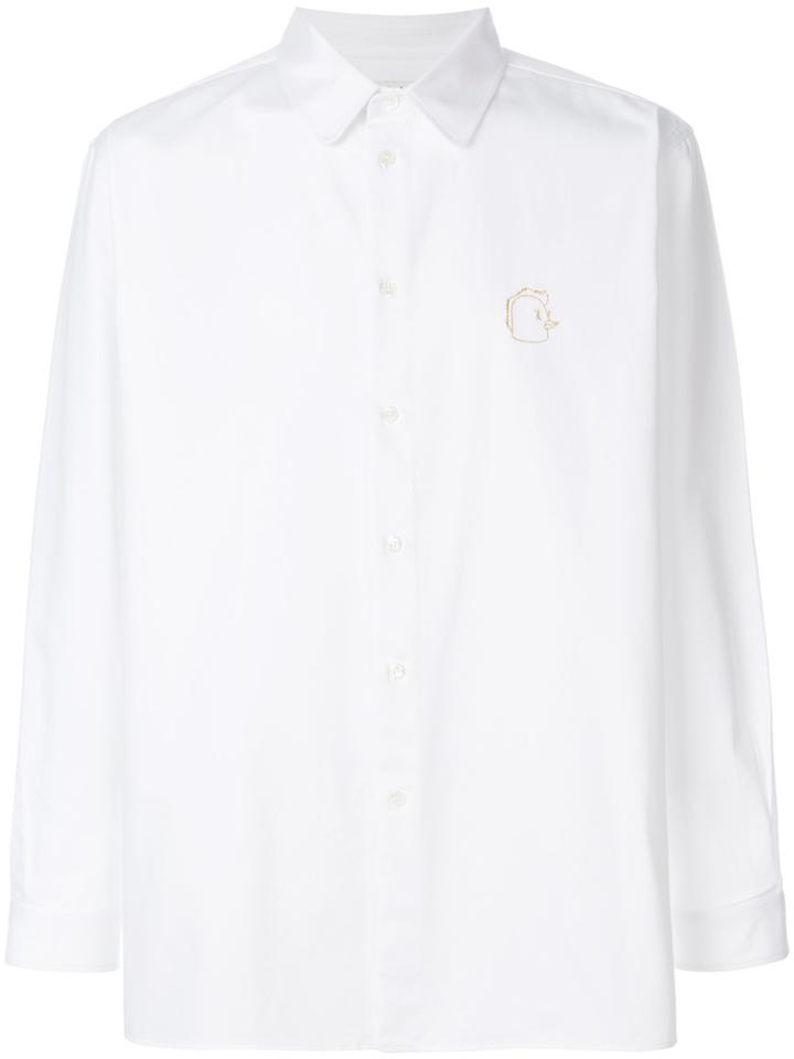 Jijibaba Punk Chicken Shirt - White