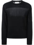 Ami Alexandre Mattiussi Knitted Block Stripes Sweater