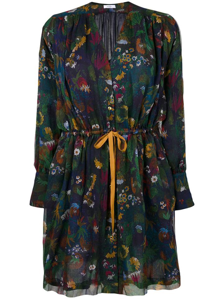 Roseanna Floral Print Dress - Blue