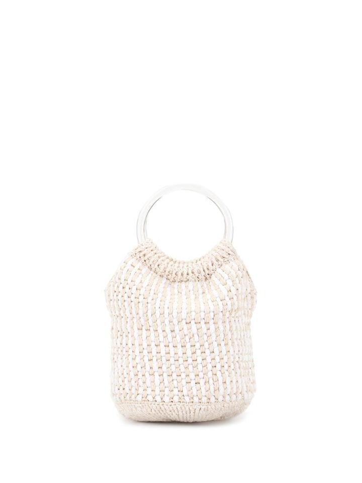 Rachel Comey Praia Knitted Bucket Bag - Neutrals