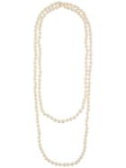 Faux Pearl Sautoir Necklace, Women's, White, Chanel Vintage