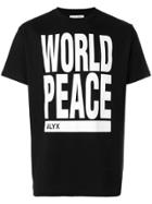 1017 Alyx 9sm World Peace T-shirt - Black