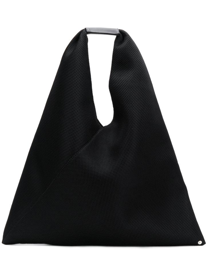 Mm6 Maison Margiela Mesh Shoulder Bag - Black