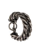 Ann Demeulemeester Curb Chain Bracelet - Metallic