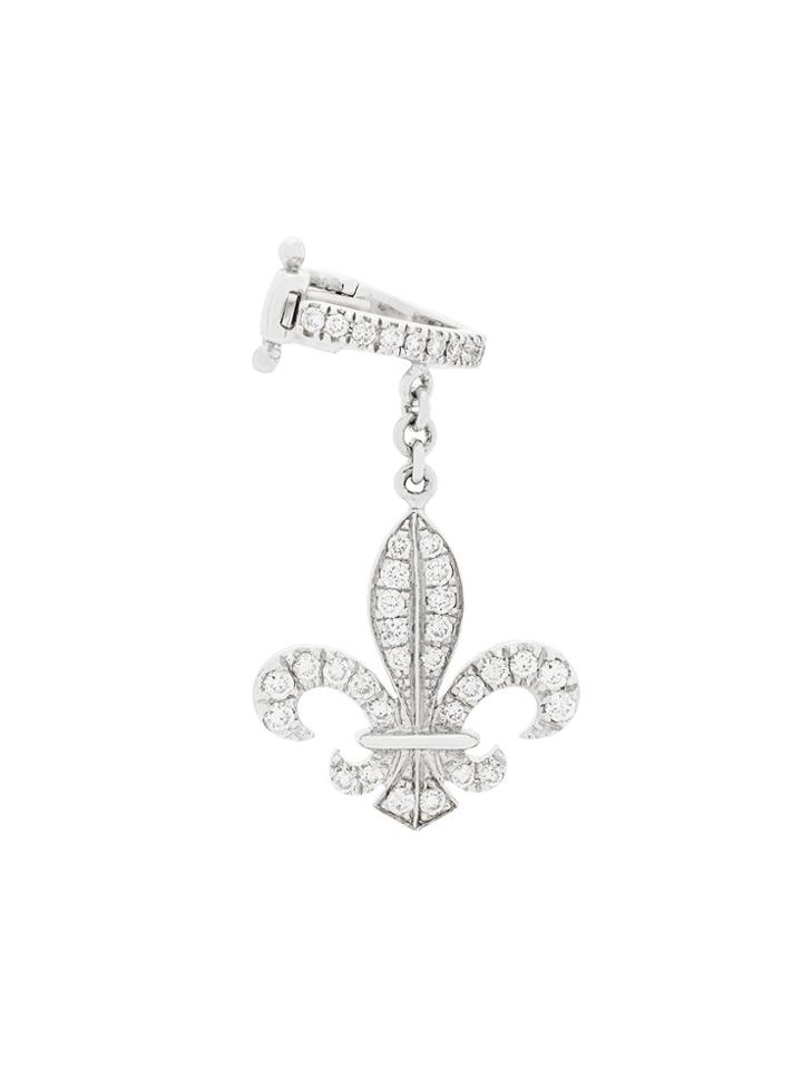Elise Dray Crown Cuff Drop-earring - Metallic