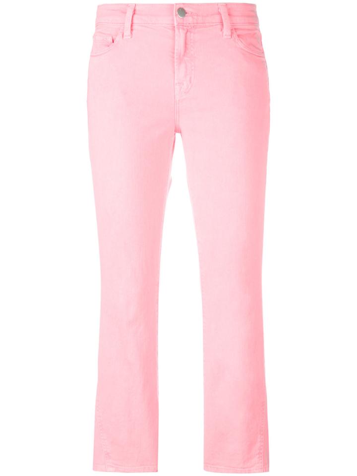 J Brand Bootcut Jeans - Pink & Purple