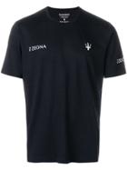Z Zegna Logo Print T-shirt - Black