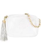Chanel Vintage Small Quilted Crossbody Bag, Women's, White