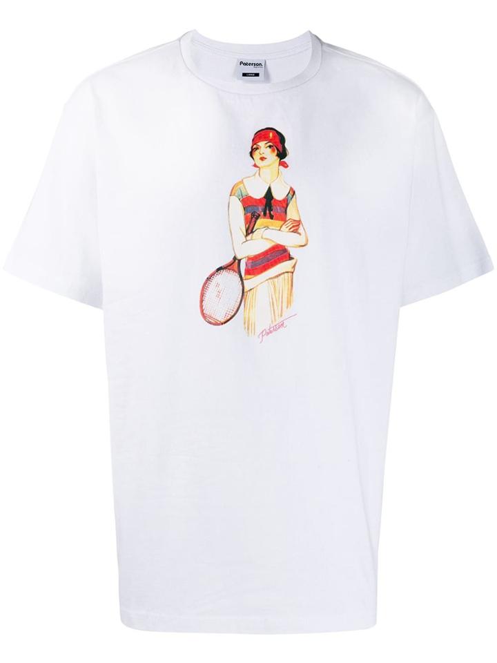 Paterson. Graphic Print T-shirt - White